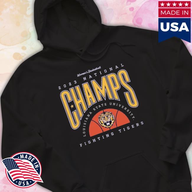 Women’S Basketball 2023 National Champs Louisiana State University Fighting Tigers Shirt Women’S Basketball 2023 National Champs Louisiana State University Fighting Tigers shirt