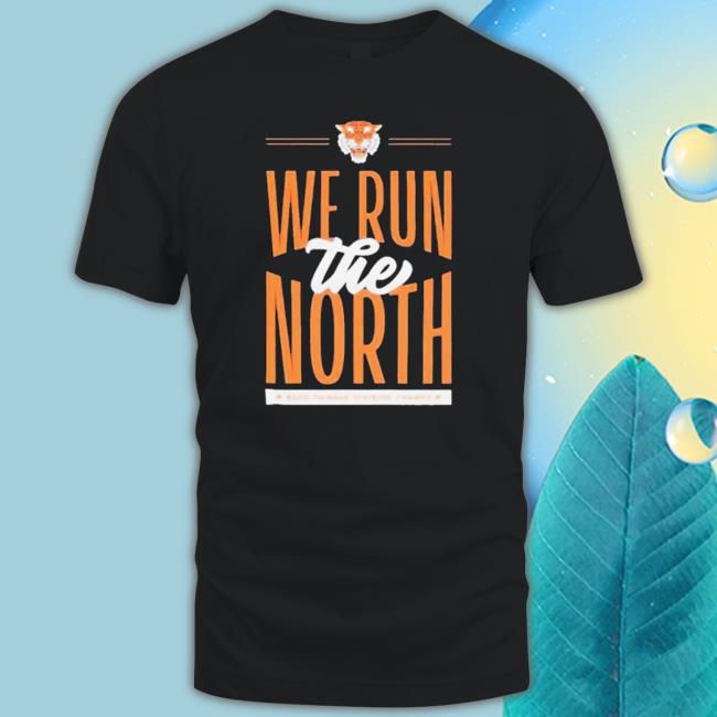 Official We Run The North Cincinnati Bengals Back To Back Division Champs Tee Shirt