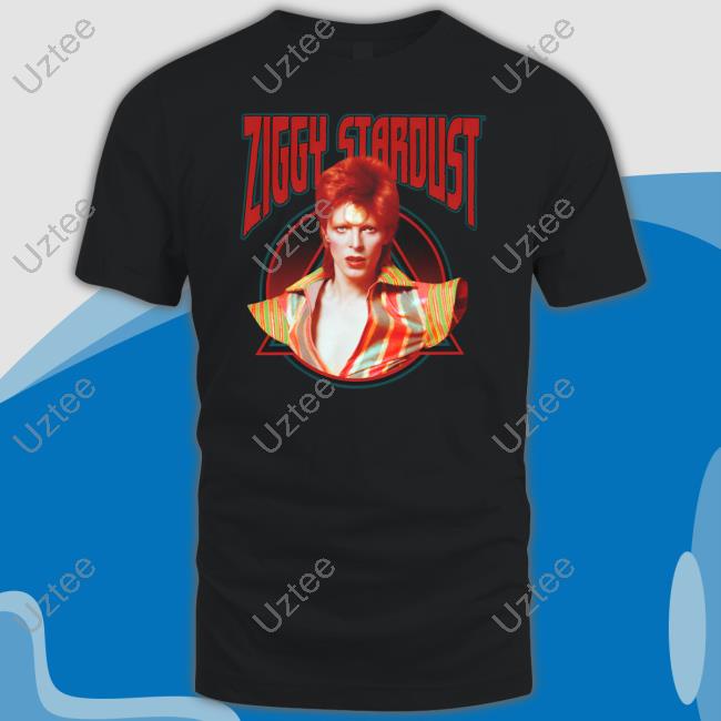 Sam Lake Wearing Ziggy Stardust Shirt