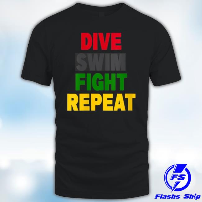 Dive Swim Fight Repeat Sweater