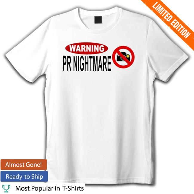 Hoes For Clothes Merch Warning Pr Nightmare Crewneck Sweatshirt