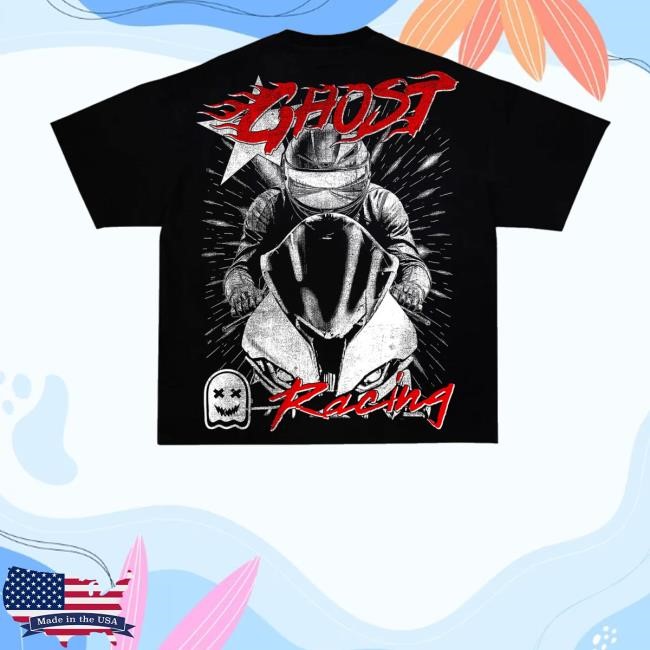Official Ghostracing Merch Star Ghost Sweaters
