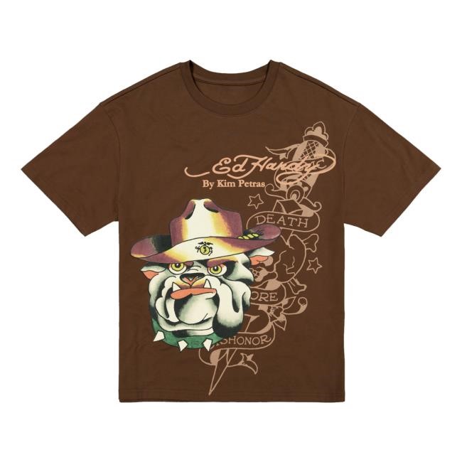 Ed Hardy Originals Merch Store Shop Bulldog Boxy Shirts Kim Petras