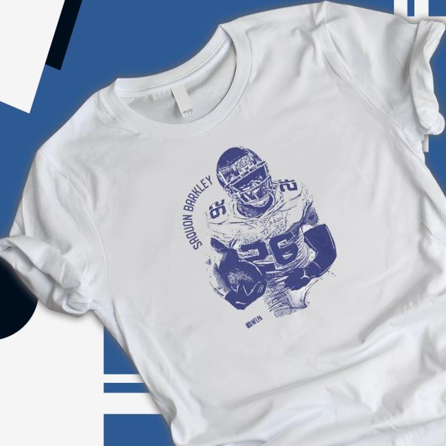 Saquon Barkley New York Vintage Signature T-Shirt