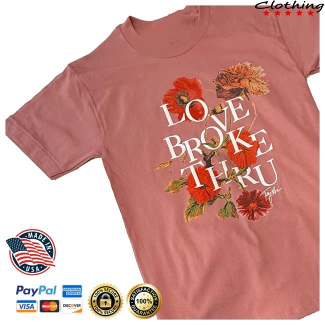 Love Broke Thru Flower Mauve Sweatshirt