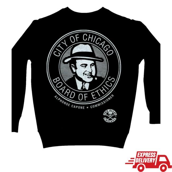 The Alley Chicago Board Of Ethics Alphonse Capone Commissioner Crewneck Sweatshirt