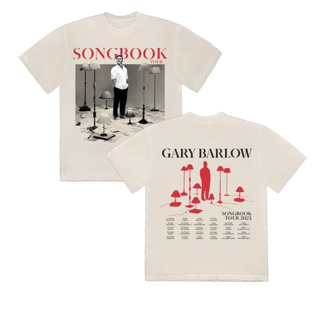 Garbarlow Merch Store Shop Songbook Tour T-Shirt