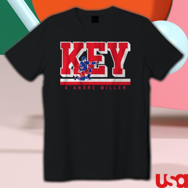K’Andre Miller New York Rangers Key Crewneck Sweatshirt