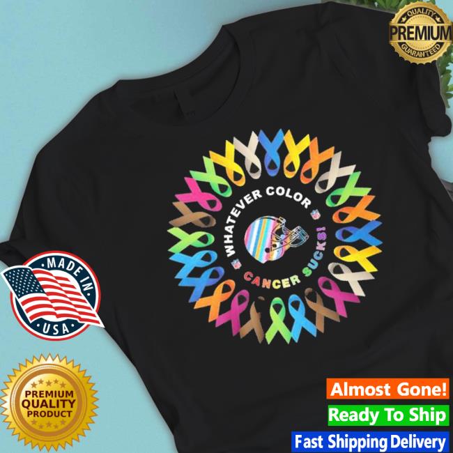 Cleveland Browns Whatever Color Cancer Sucks shirt