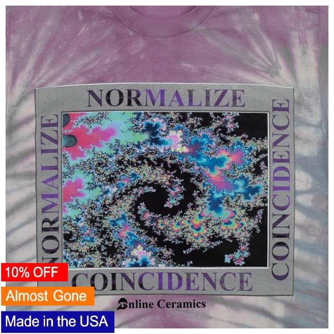 Online Ceramics Official Normalize Coincidence Hand Dyed Tee Shirt Online Ceramics Official Normalize Coincidence Hand Dyed Classic Shirt