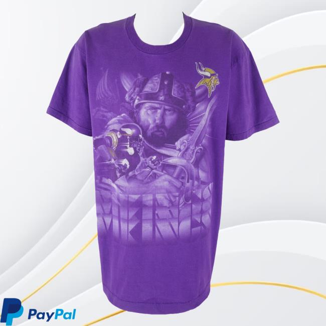 Official Vintage Club Clothing (Pro Player) - Minnesota Vikings Single Stitch Popover Shirt 1990S X-Large
