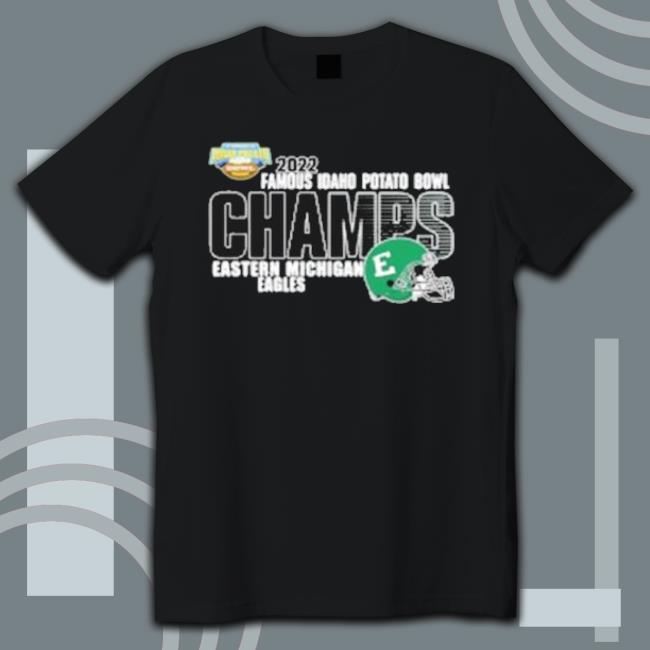 Eastern Michigan University Ncaa 2022 Potato Bowl Champions Hoodie