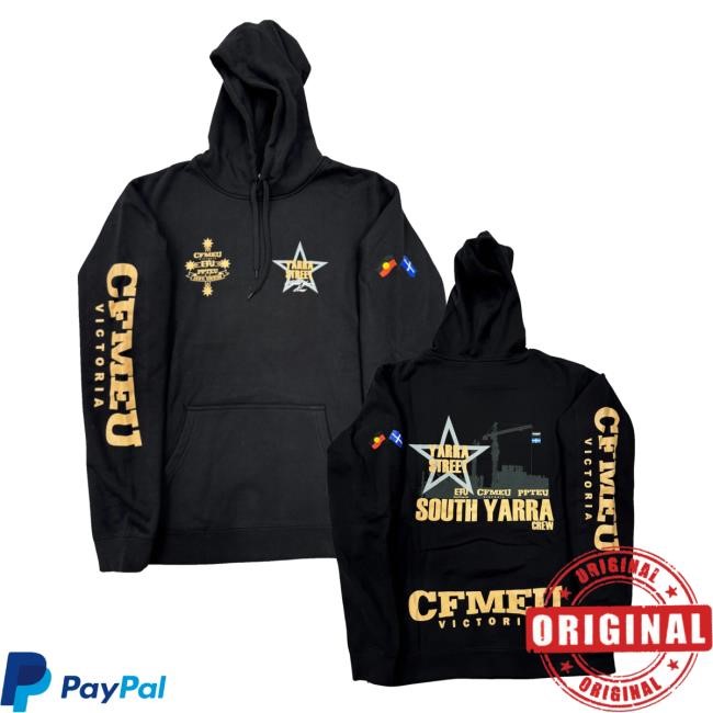 Yarra Street Crew Tee Cfmeu Merch Store Yarra Street Crew