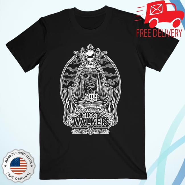 Official Lamb Of God Merch Store Ghost Walker Monochrome Top Shirt