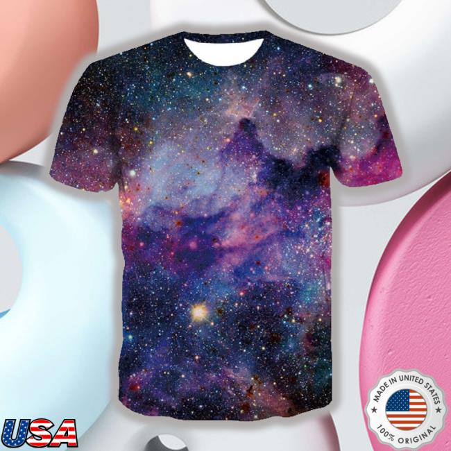 Galaxy T-Shirts Space 3D Print Shirt Nebula Universe Men Unisex