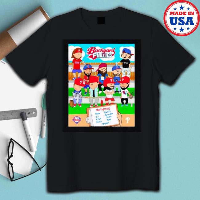 Philadelphia Phillies Backyard Phillies Take October 2023 Tee Shirt