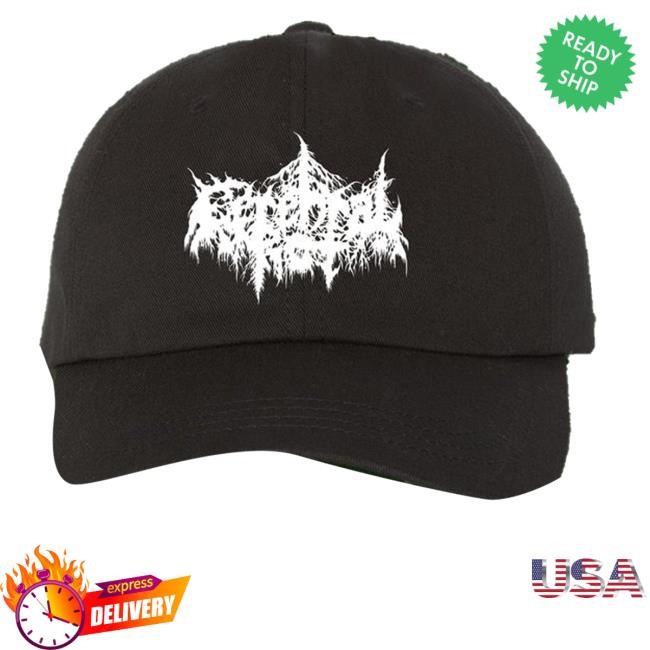Pyre Press Merch Cerebral Rot Logo Black Dad New Twill Cap