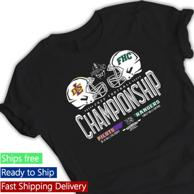 De La Salle Collegiate Pilots Vs Forest Hills Central Rangers 2022 Football Championship Sweater