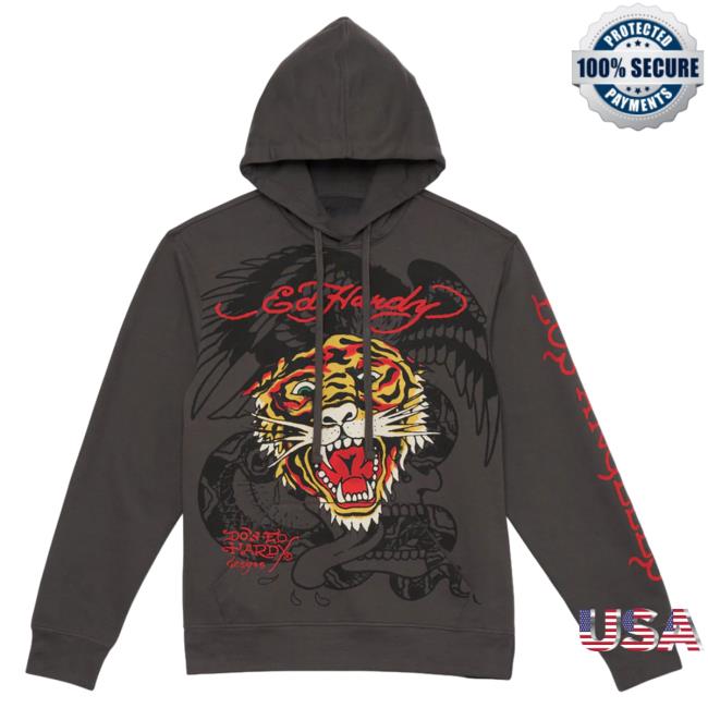 Official Ed Hardy Merch Store Retro Tiger Hoodies EdHardy Apparel Clothing Shop