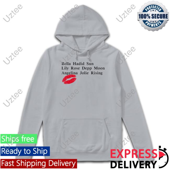 Bella Hadid Sun Lily Rose Depp Moon Angelina Jolie Rising Tee Shirt