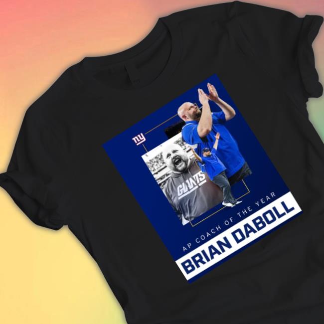 Brian Daboll New York Giants Wins Coach Ap Coach Of The Year 2023 Tee