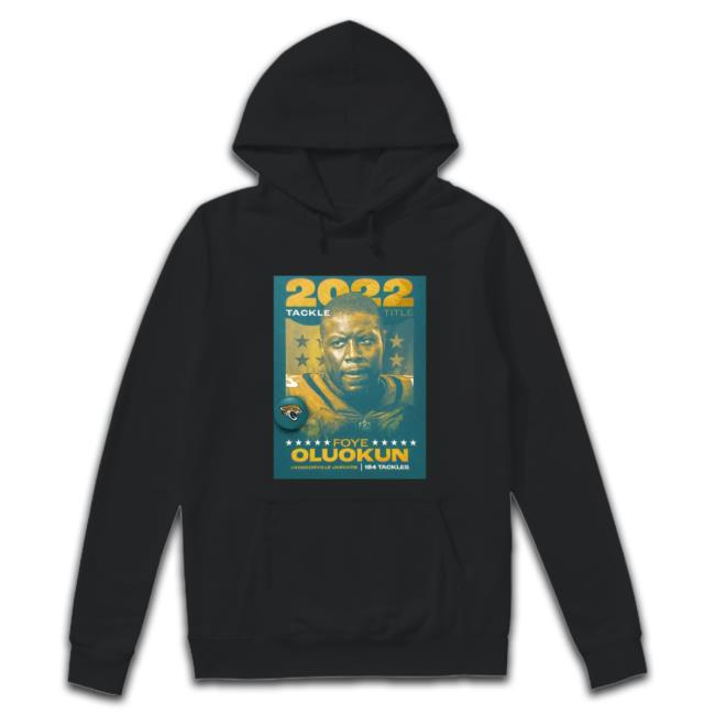 Foye Oluokun Jacksonville Jaguars 184 Tackles 2022 Title Long Sleeve Shirt