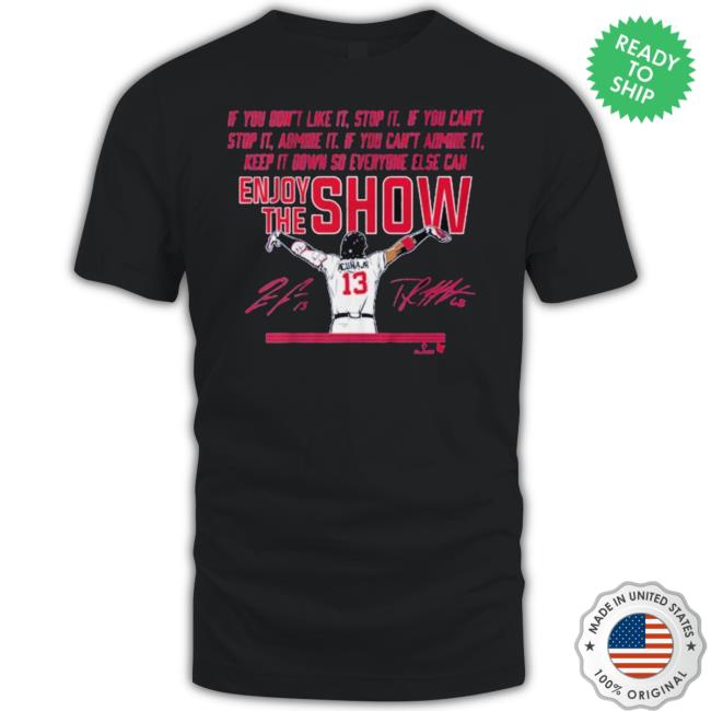 Ronald Acuña Jr If You Don’T Like It Stop It If You Can’T Stop It Aomine It If You Can’T Admire It Keep It Down So Everyone Else Can Enjoy The Show Atlanta Braves Signature Sweatshirt