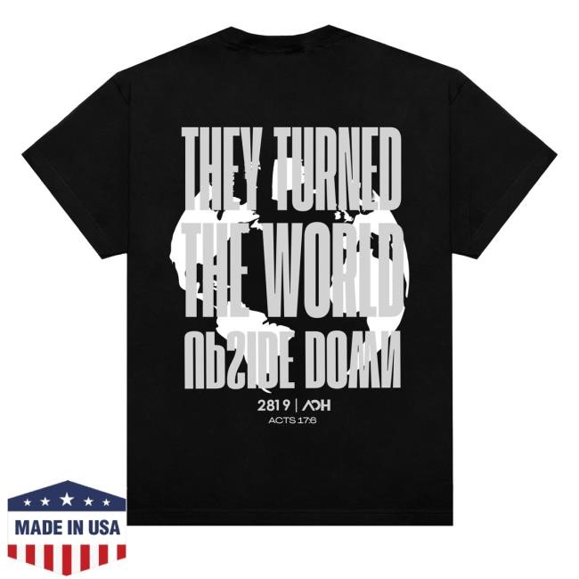 Official Art Of Homage Turn The Earth Upside Down Shirts