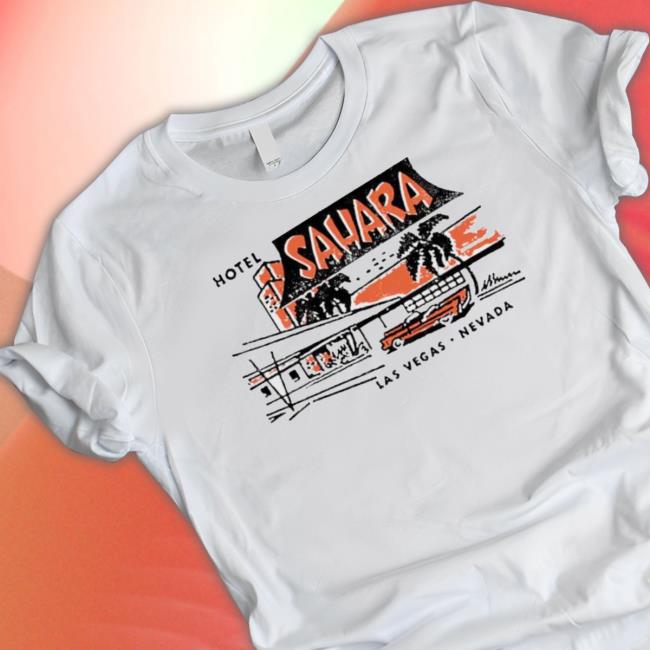 Hotel Sahara Retro Las Vegas tee shirt