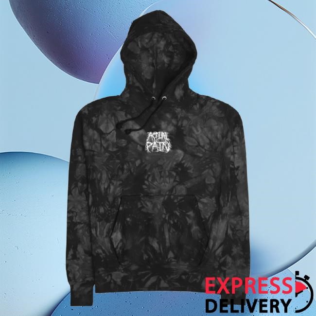Official Actual Pain Merch Ap Roots Logo Champion Tie-Dye Hoodie Sweatshirt