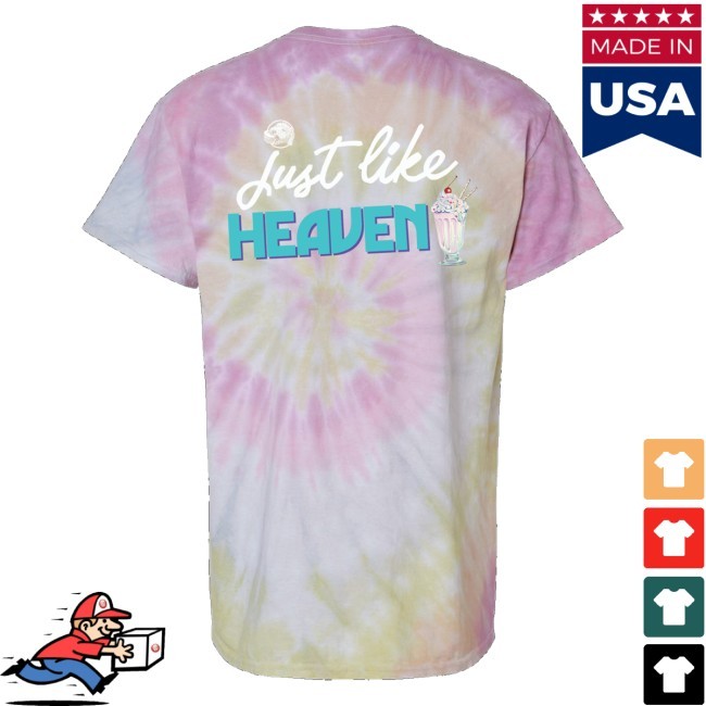 Monty's Good Burger Merch Store Monty's X Just Like Tie Dye T-Shirt, Hoodie, Tank Top, Sweater And Long Sleeve T-Shirt