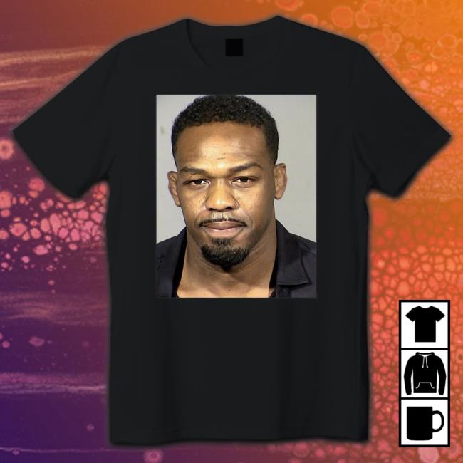 Official Fans Wearing Jon Jones Mugshot shirt