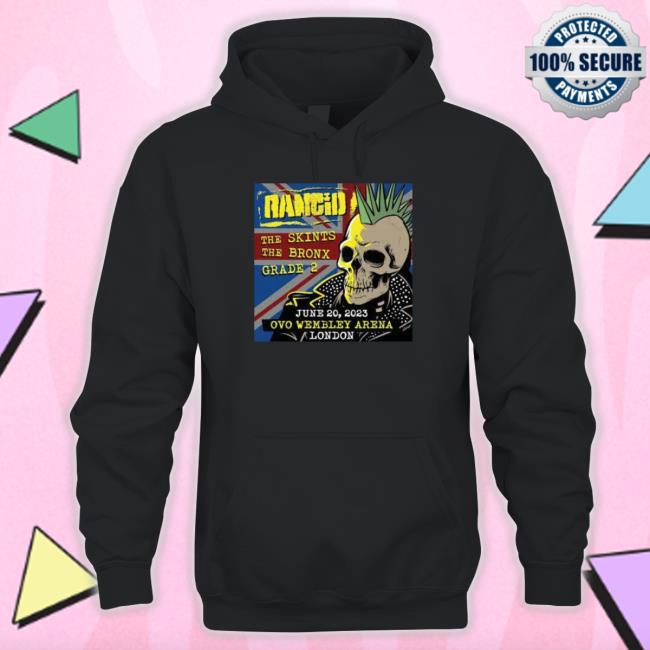 Poster Rancid June 20 2023 Ovo Arena Wembley London shirt, hoodie, tank top, sweater and long sleeve t-shirt