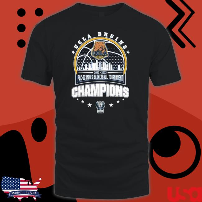 Ucla Bruins 2022-2023 Pac-12 Men’S Basketball Tournament Champions Shirt