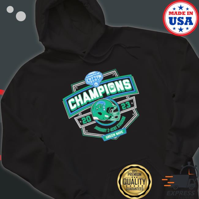 Official Tulane Football 2023 Cotton Bowl Champions Sweatshirt