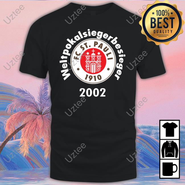 Tpointuk Fc St. Pauli Weltpokalsiegerbesieger 2002 Hooded Sweatshirt