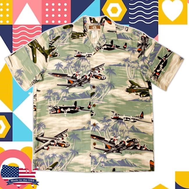 Official Nationalww2museum Merch Wwii Bomber Planes Hawaiian t-shirt, hoodie, tank top, sweater and long sleeve t-shirt