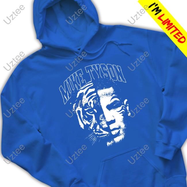Mike Tyson Merch Tyson Tiger Split New Shirt Mike Tyson Merch Tyson Tiger Split Sweatshirt