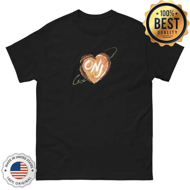 Olivia Newton Merch On Heart Logo Hoodie