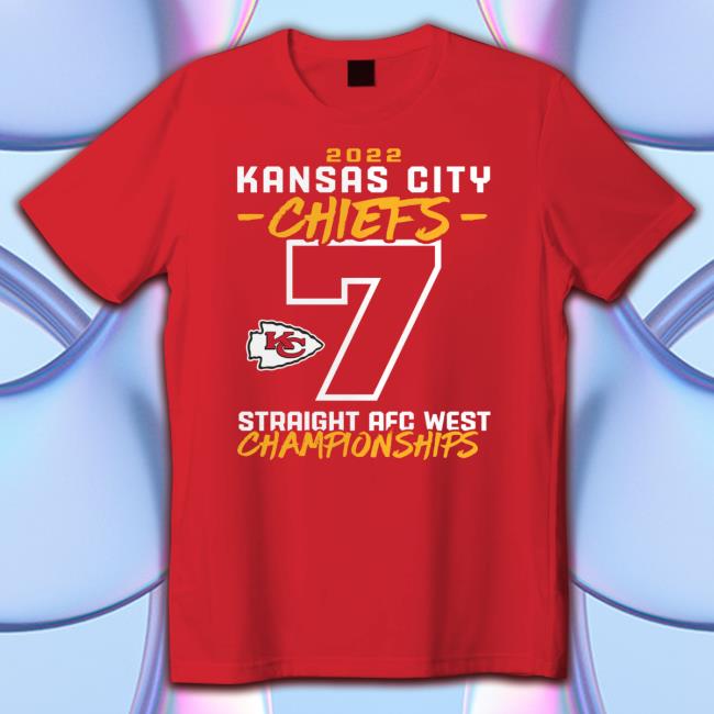 Kansas City Chiefs 7 Years In A Row Afc West Champions 2022 Chiefs Kingdom Long Sleeve Shirt Kansas City Chiefs 7 Years In A Row Afc West Champions 2022 Chiefs Kingdom Hooded Sweatshirt