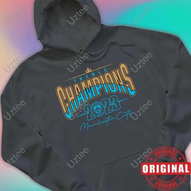 Manchester City 2023 Treble Champions Hoodie