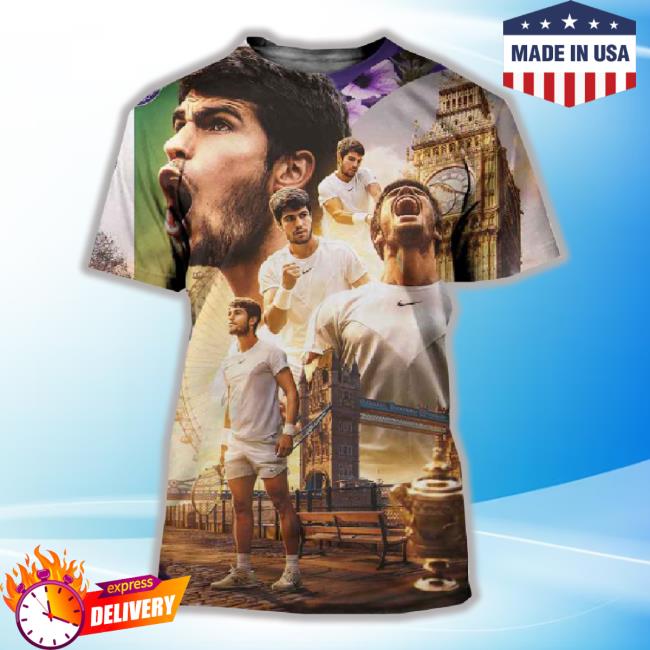 Your 2023 Wimbledon Men’S Singles Champion Carlos Alcaraz 3D Hoodie Sweatshirt