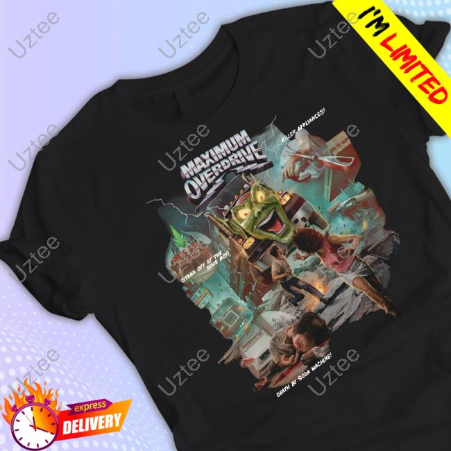 Maximum Overdrive Killer Appliances Stand Off At The Dixie Boy Death By Soda Machine Tee Shirts