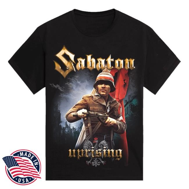 Official Sabaton Merch Store Limited Uprising Crewneck Sweatshirt