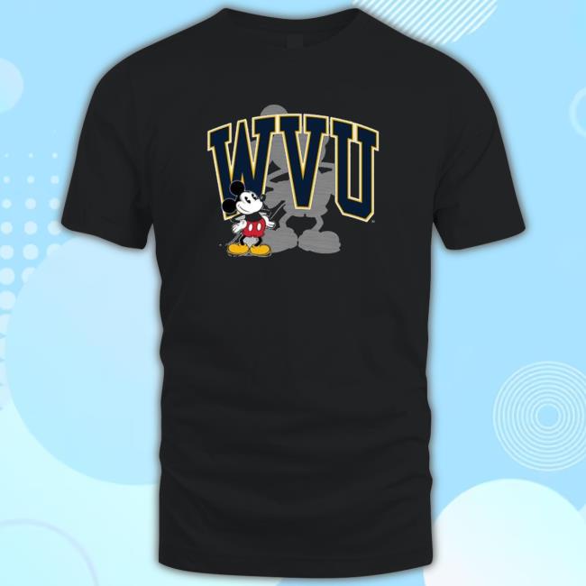 Wvu Mickey Shadow 2023 Hoodie