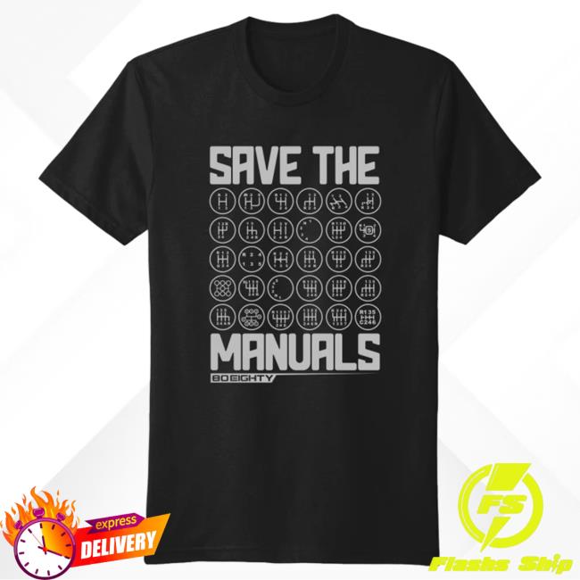 Official 80Eighty Merch 80Eighty® Save The Manuals Popover Shirt 80 Eighty