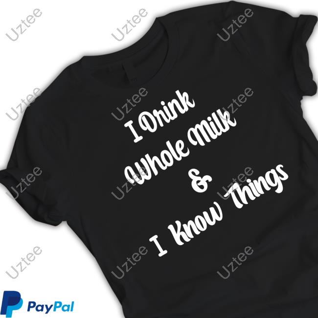 Houseaggop I Drink Whole Milk And I Know Things Sweatshirt