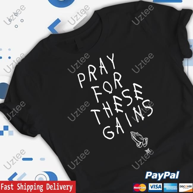 Calumvonmoger Pray For These Gains Long Sleeve T Shirt