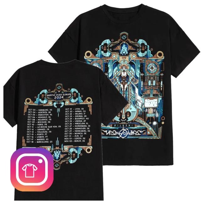 Limited Impericon Merch Store Scar Of The Sun - Inertia Tour 2024 Crewneck Sweatshirt