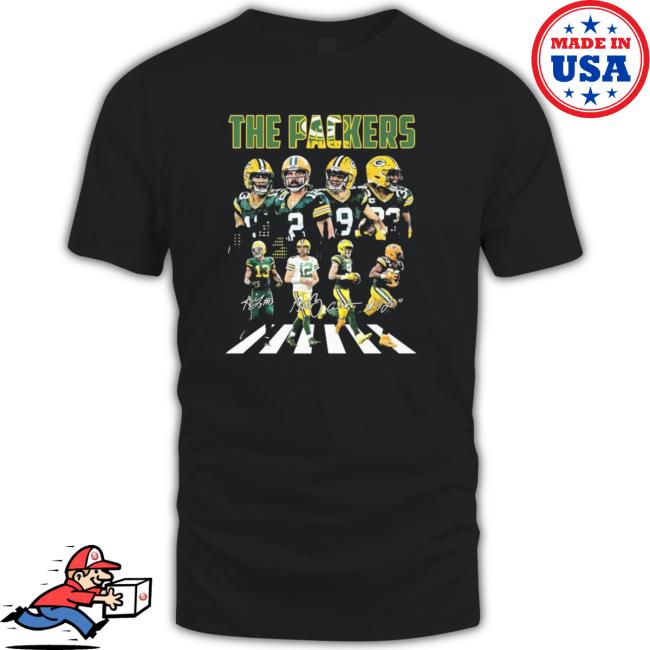 The Packers Team Players Abbey Road Signatures T-shirt